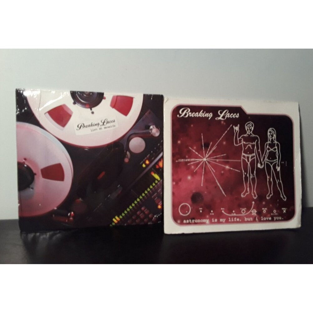 Lot of 2 Breaking Laces CDs: Live at Seaside, Astronomy Is My Life But I Love Yo